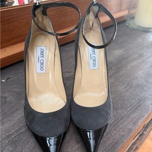 Jimmy Choo Black Patent Leather Heels